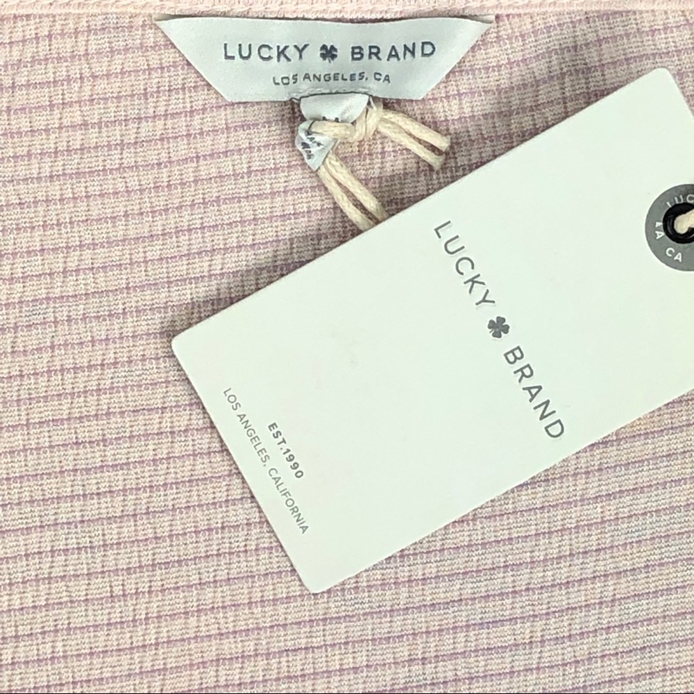 *SOLD* LUCKY BRAND | Washed Blush Bell Sleeve Top - Picture 5 of 5